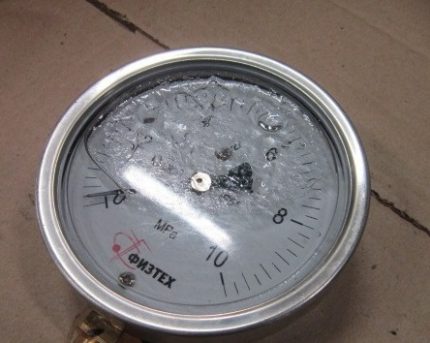 Manometer vullen
