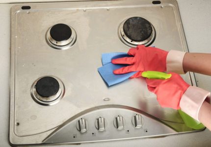 Plaat schoonmaken
