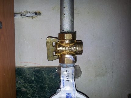 Gasafsluitklep