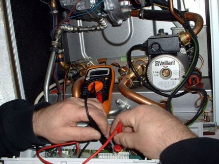 Controle van het ketelcircuit