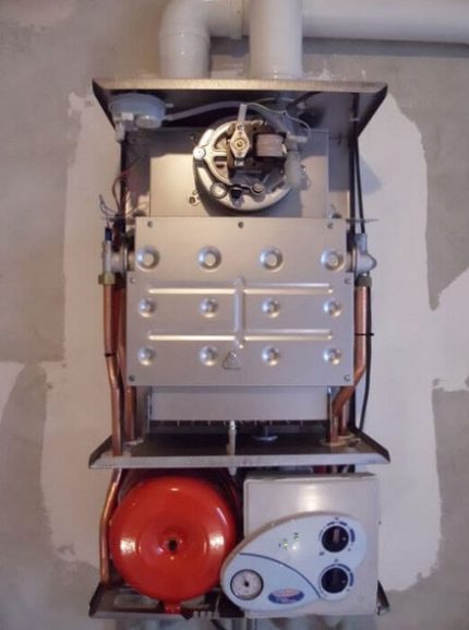 Gasbrander wandketel