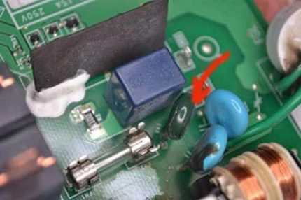 Elektronische kaart voor het controlesysteem van de gasketel