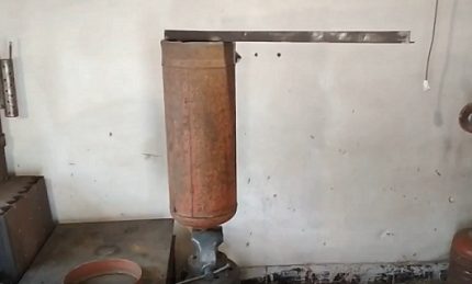 Hoek gelast aan de schoen