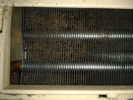 Vuile warmtewisselaar