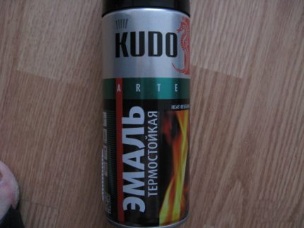 Hittebestendige spuitverf