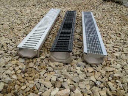 Betonnen drainagebakken
