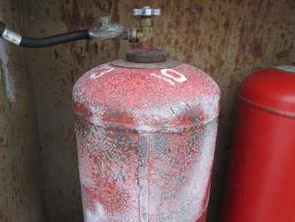 Wat te doen als de gasfles begint te rijmen met rijm