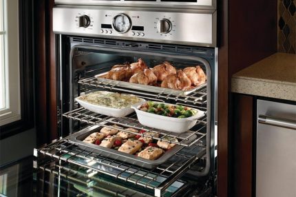 Schappen in de oven