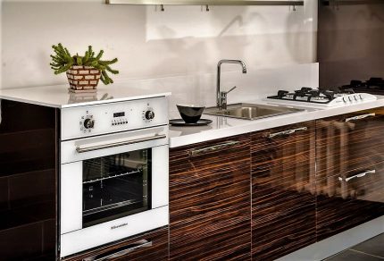 Ingebouwde gastoestellen in de keuken