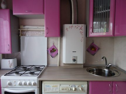 Een voorbeeld van een harmonieus interieur in de keuken