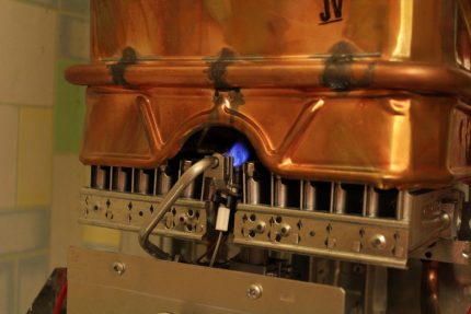 Oude type gasboilers