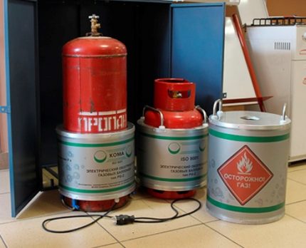 Réchauffeur de bouteille de gaz