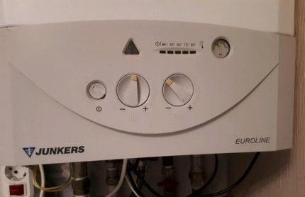 Mga Junkers ng boiler ng gas