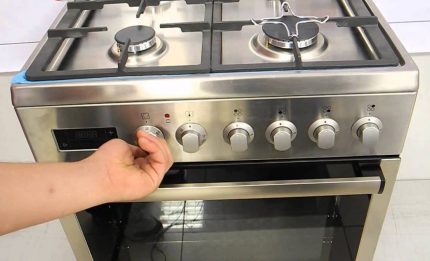 Zet de gasfornuis uit