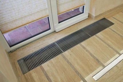 Vloerconvector verwarming