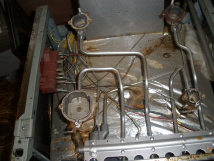 Gasfornuis met automatische ontsteking