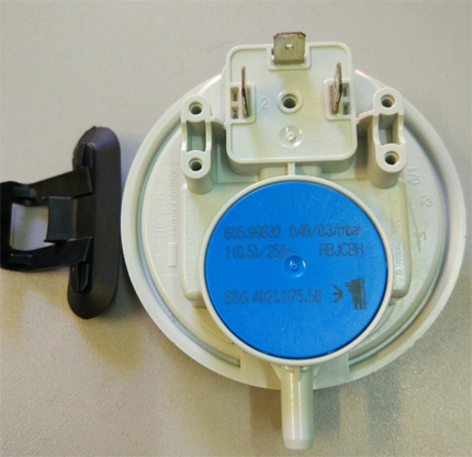 Nouveau pressostat de chaudière à gaz