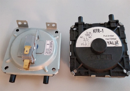 Pressostat ou relais différentiel