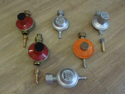 Verloopstuk voor gasfles