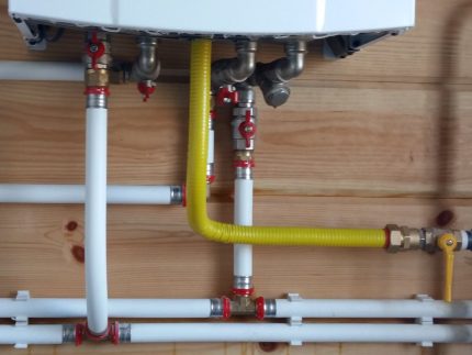 Positie van afsluiters voor ketelbedrijf