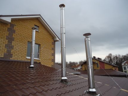 Roof pipe sandwich
