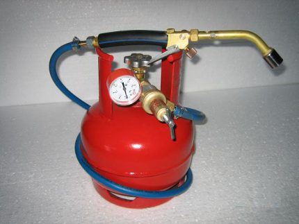 Brander en cilinder