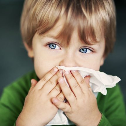 Runny nose in a child