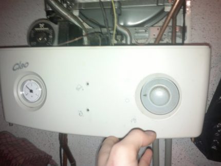 How to find a malfunction in the operation of the Beretta boiler according to the indication