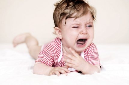 Uncomfortable contraction for the baby's body
