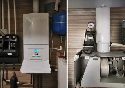 Rookgasafvoersysteem op gasketel
