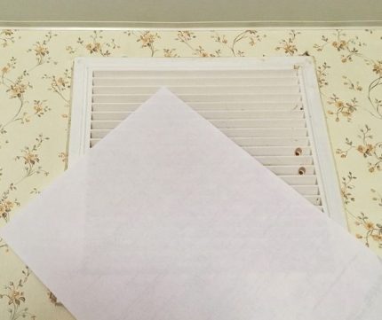 Tractie controleren met een stuk papier