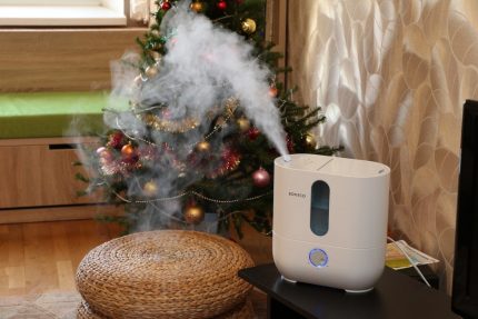 Hoạt động của máy tạo độ ẩm