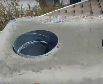 Ventilation outlet reinforcement