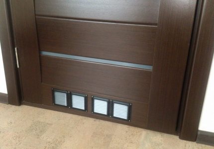 Deuren met ventilatieroosters