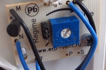 Ventilator besturingskaart