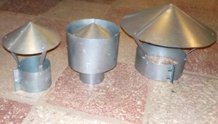 Galvanized pipe cap