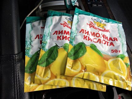 Citric Acid Bags