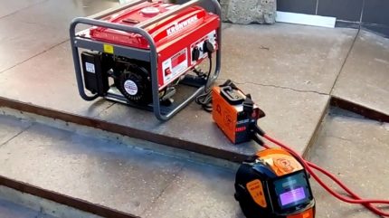 Kết nối máy hàn với máy phát điện