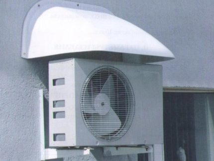 Điều hòa không khí dưới tấm che