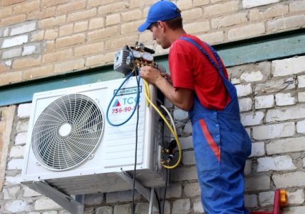 Panlabas na yunit ng air conditioner