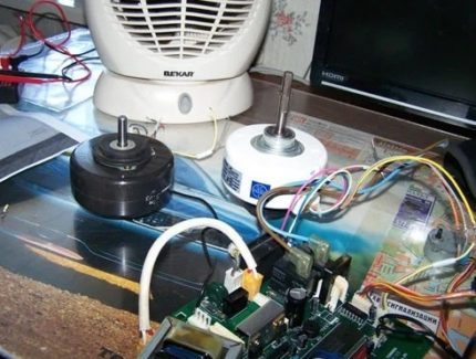 Fan motor replacement