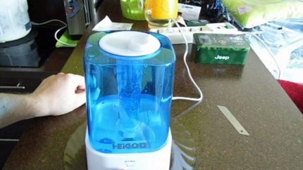 Kiểm tra bằng mắt của máy tạo độ ẩm