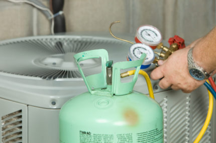 Freon filling