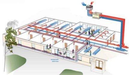 Office ventilation scheme