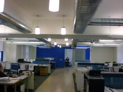 Supply and exhaust office