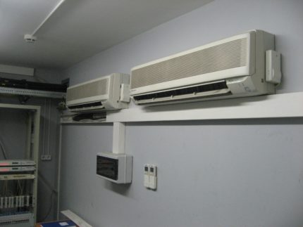 Aircondition i serverrummet