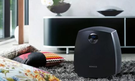 Befugter med ionisator i lejligheden