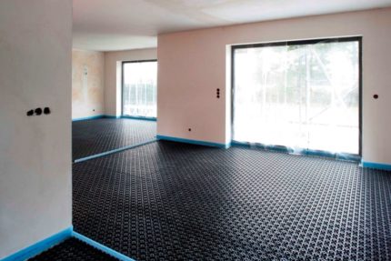 Profielisolatie voor watervloer