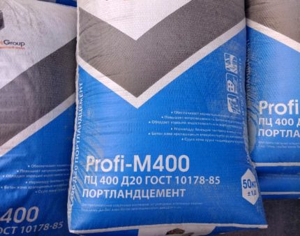 Portland cement droog mengsel voor dekvloer