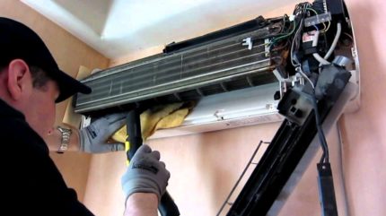 Paglilinis at pagpapanatili ng air conditioning